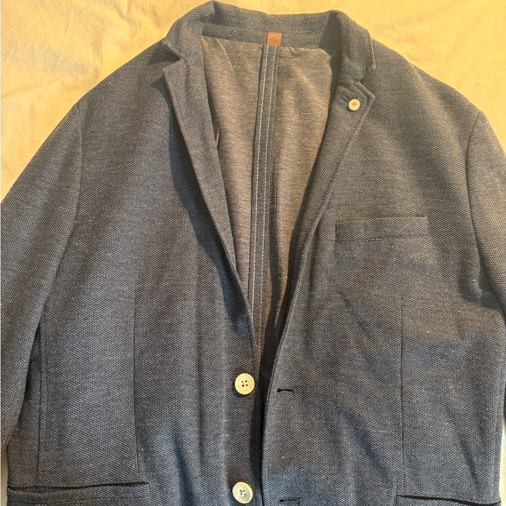 Zara Gray Textured Blazer
